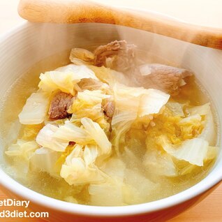 塩麹豚と白菜のスープ